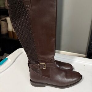 Cole Haan Women's Knee-High Brown Leather Boots